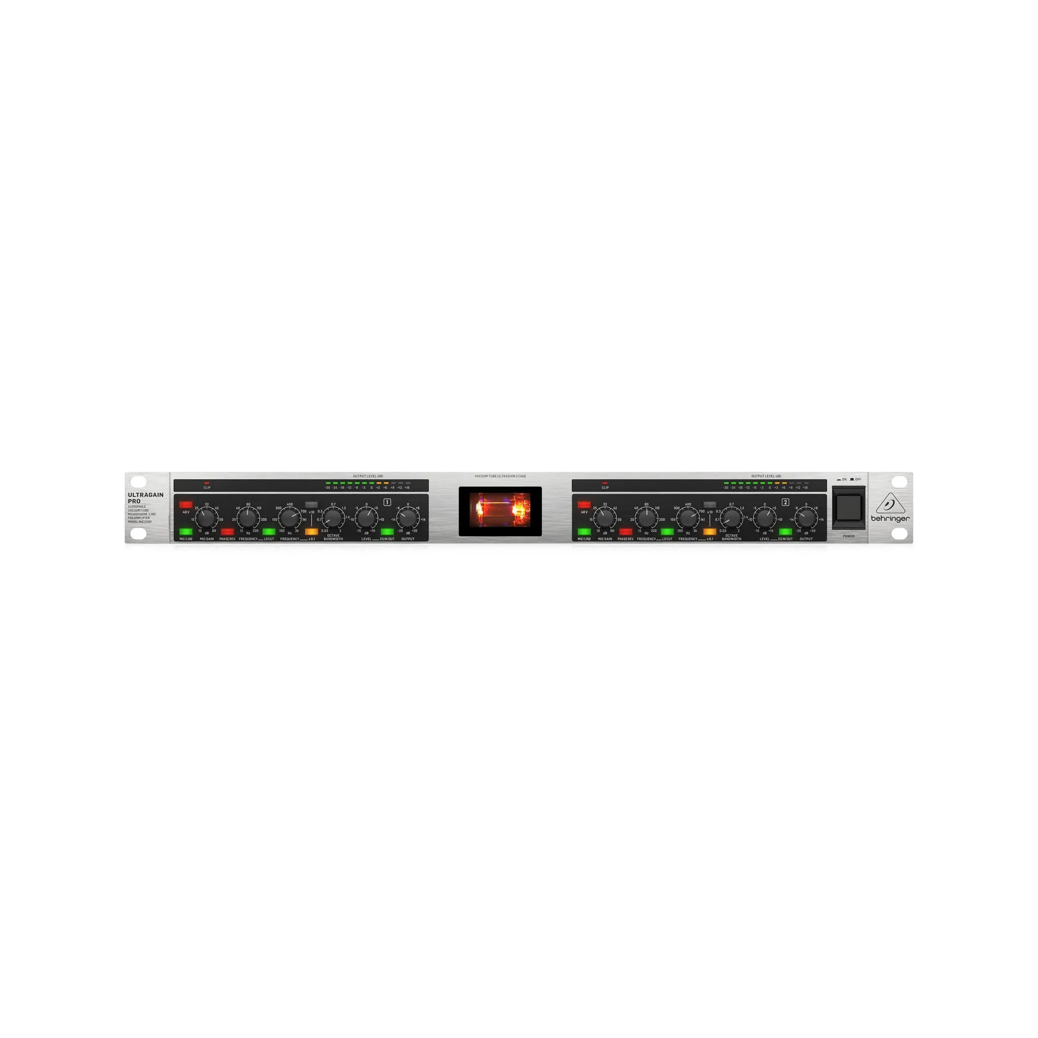 Behringer MIC2200 V2 2-channel Tube Microphone Preamp