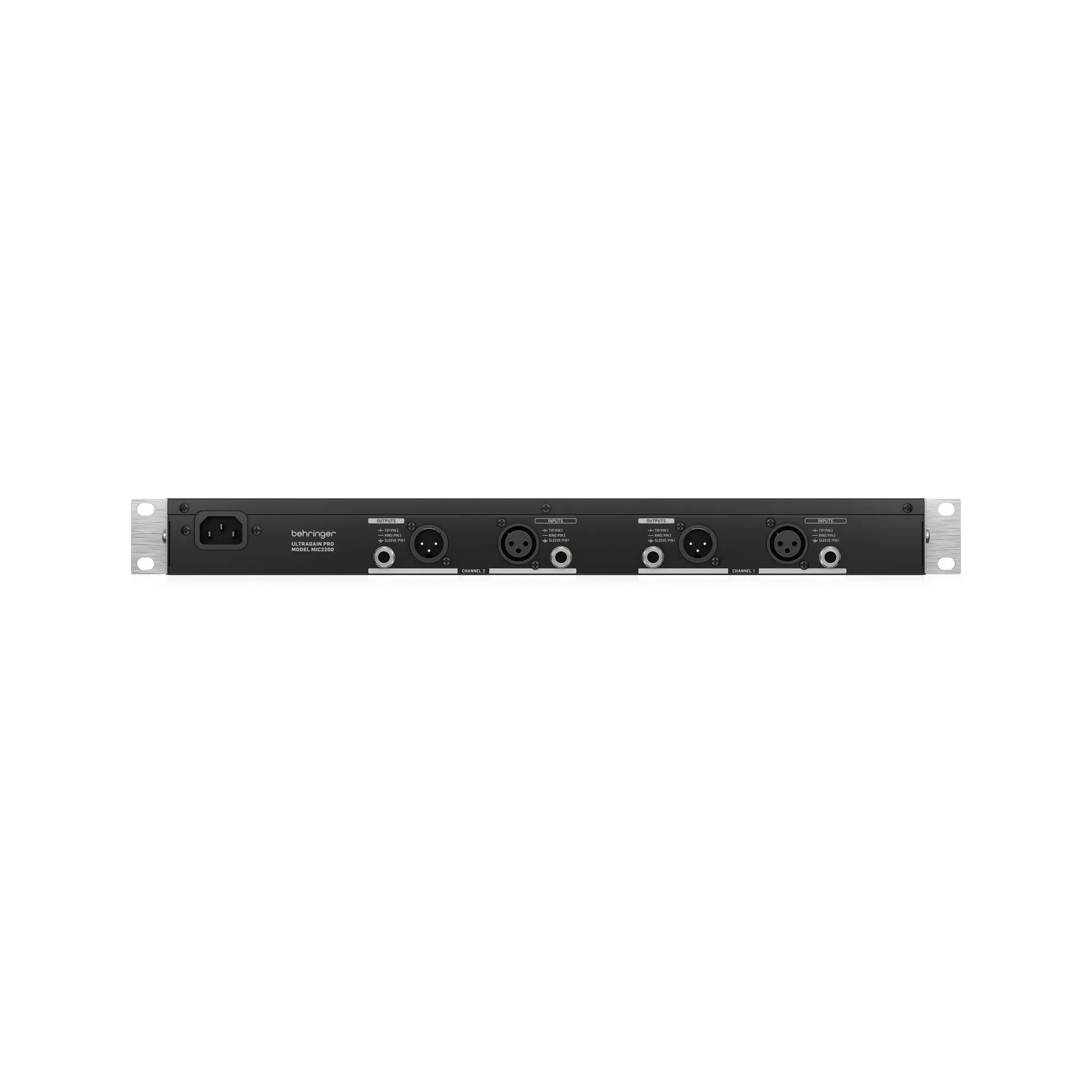 Behringer MIC2200 V2 2-channel Tube Microphone Preamp