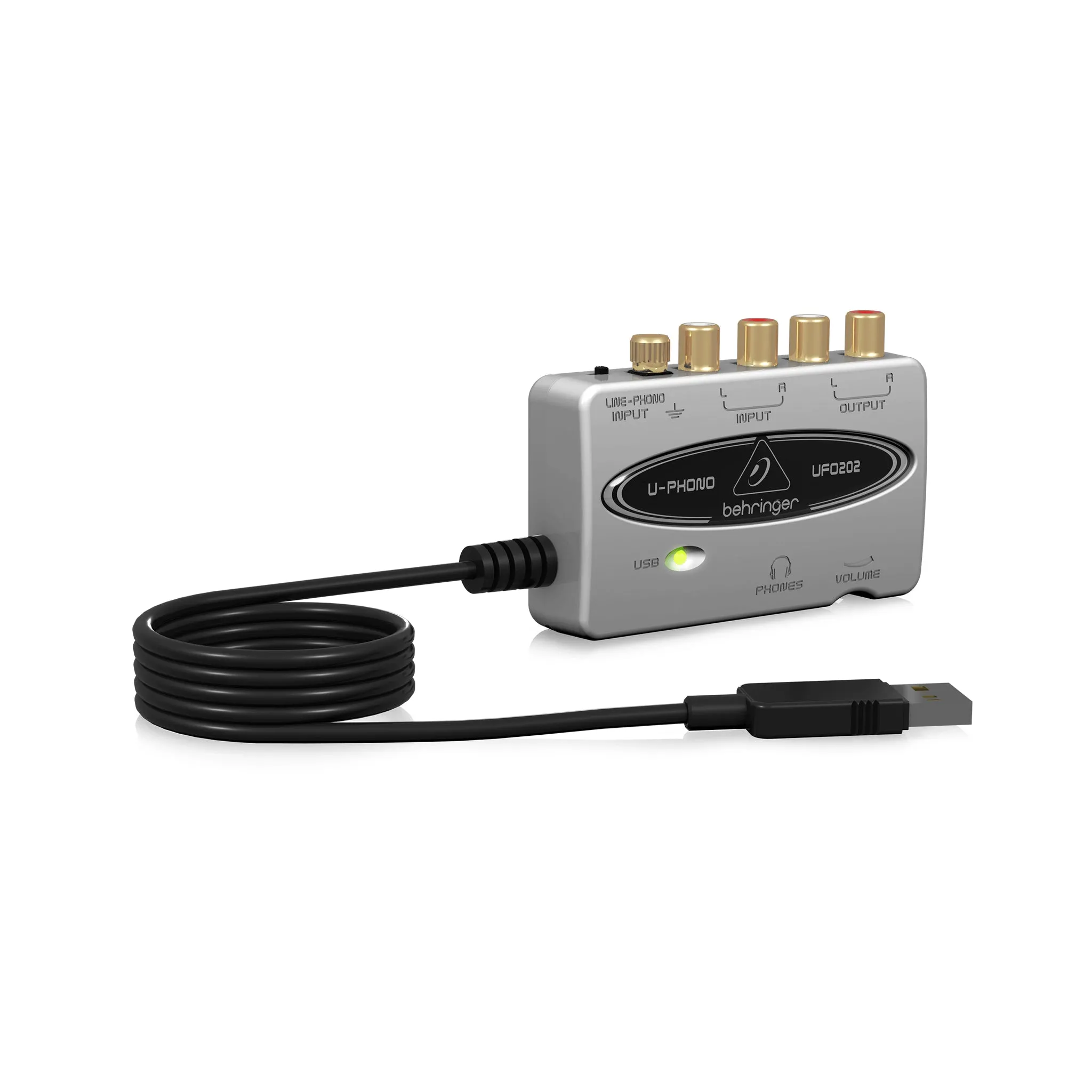 Behringer U-Phono UFO202 USB Audio Interface w/ Phono Preamp