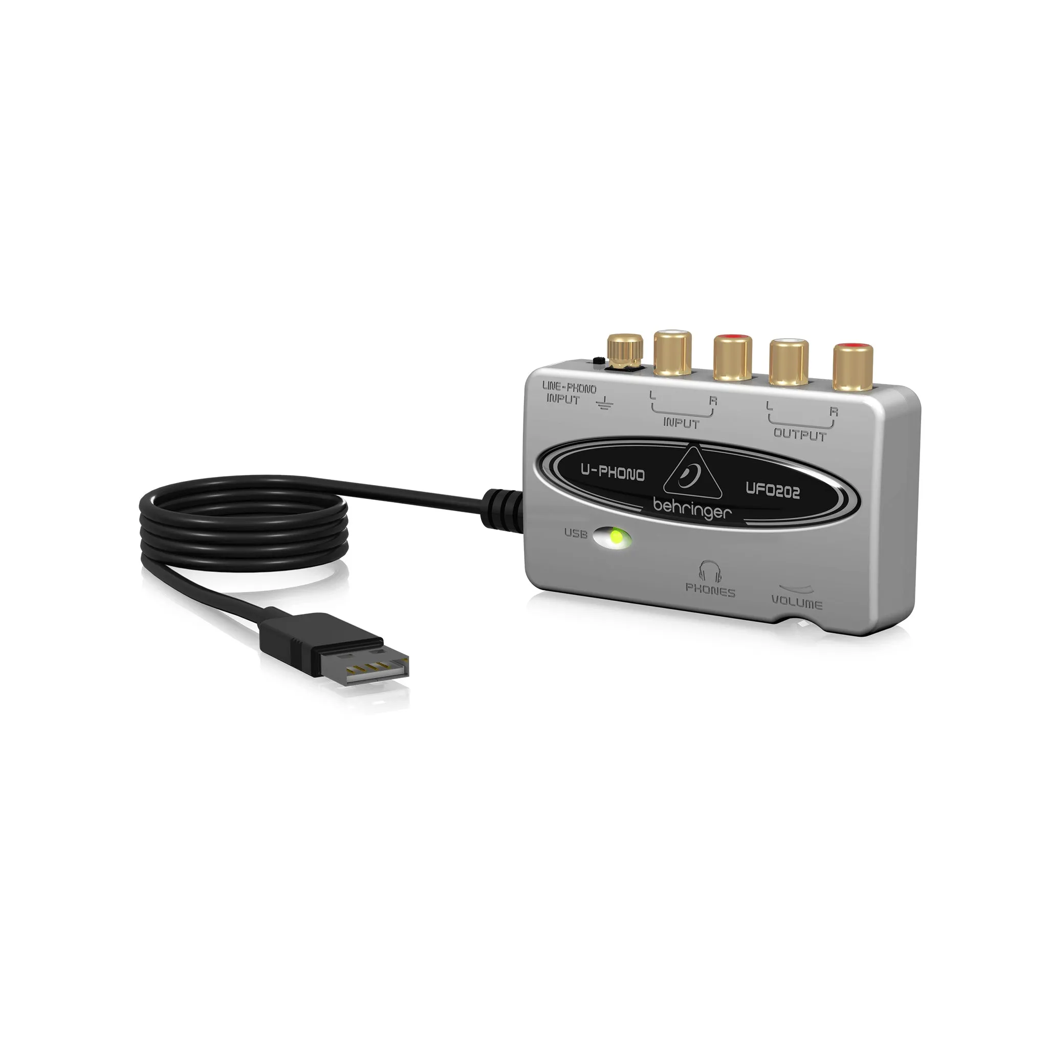 Behringer U-Phono UFO202 USB Audio Interface w/ Phono Preamp