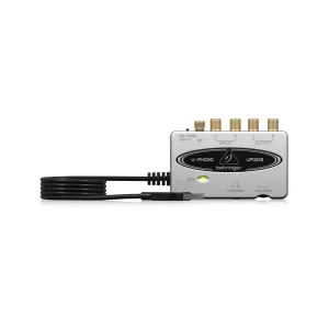 Behringer U-Phono UFO202 USB Audio Interface w/ Phono Preamp