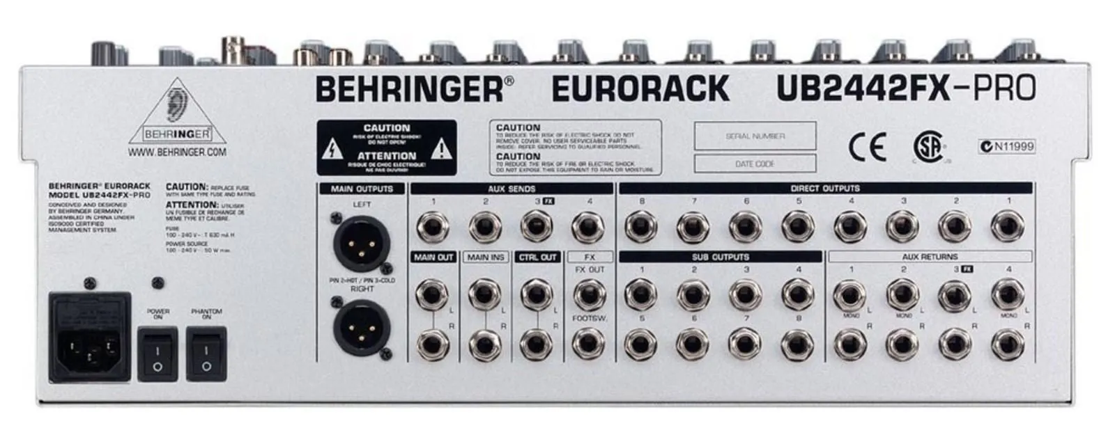 BEHRINGER Ub2442fx pro
