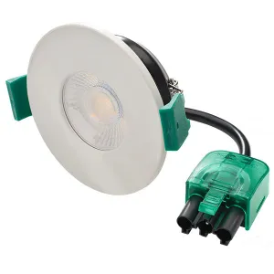 BELL 11377V2 4/6W Firestay Duo LED CCT Wattage Switchable Fixed Downlight - (11370V2) Contractor Pack (x10) - Includes White Bezel