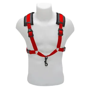 BG A and T Sax Comfort Harness Men XL ~ Red ~ Snap Hook