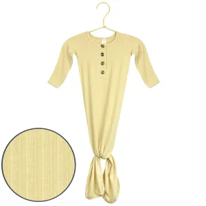Birdie Ribbed Knotted Gown