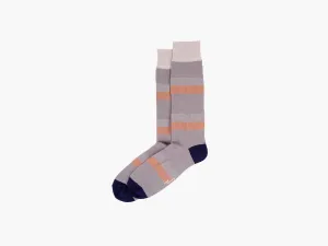 Birdseye Colorblock-Grey/Orange