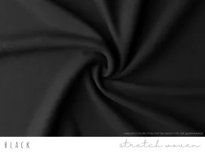 Black STRETCH WOVEN