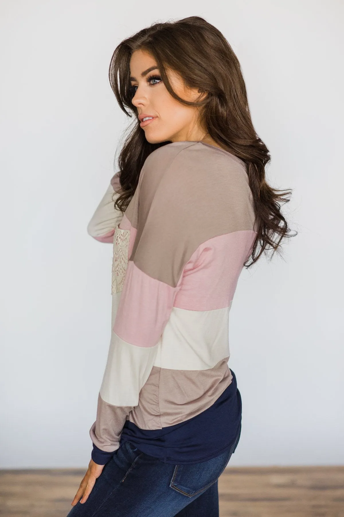 Block Party Pocket Top ~ Pink