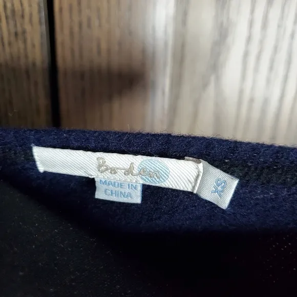 Boden Cashmere Colorblock Sweater