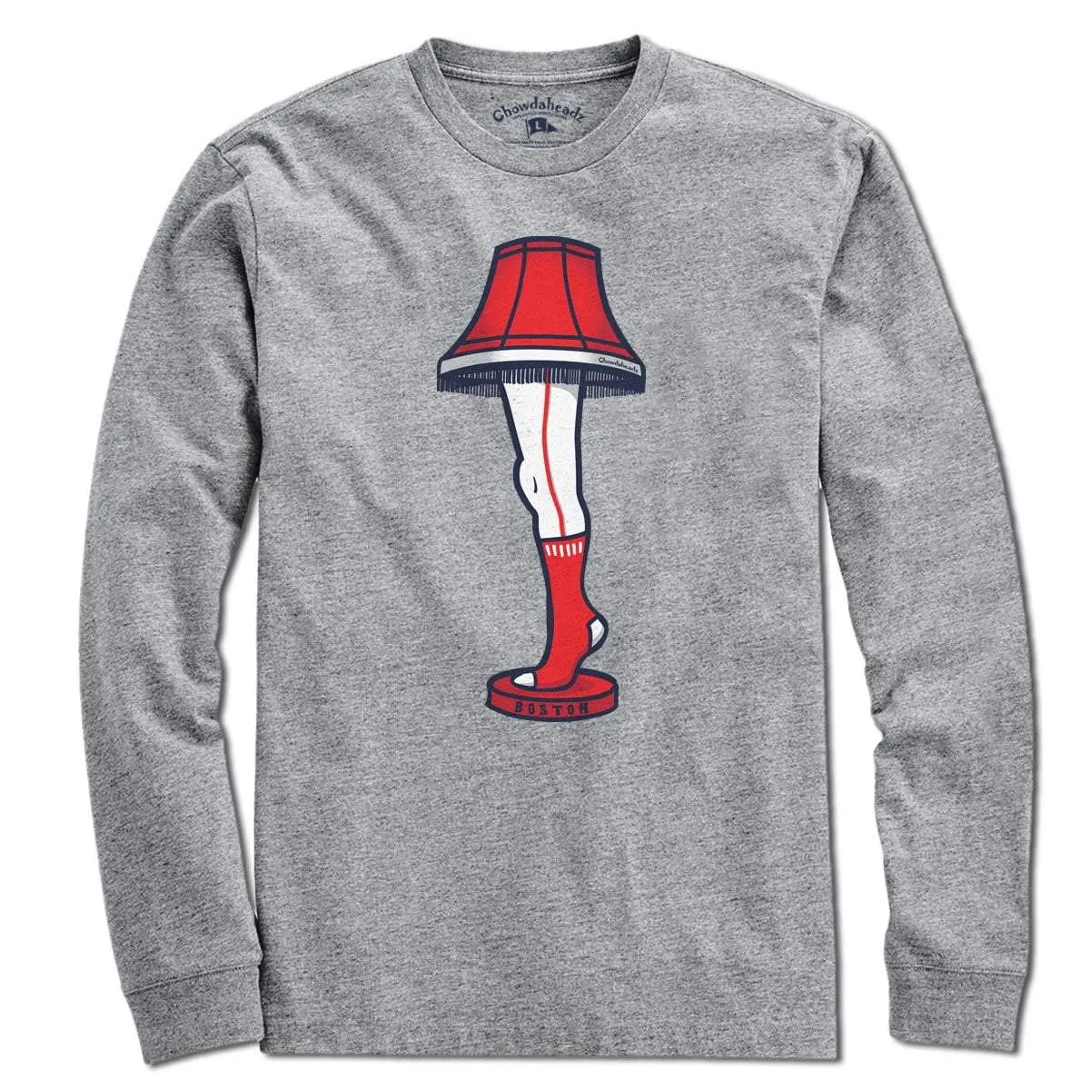 Boston Baseball Holiday Leg Lamp T-Shirt