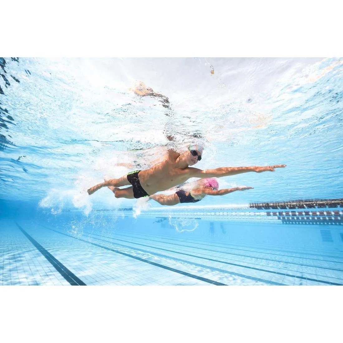 BOY'S YOKE SWIM SHORTS