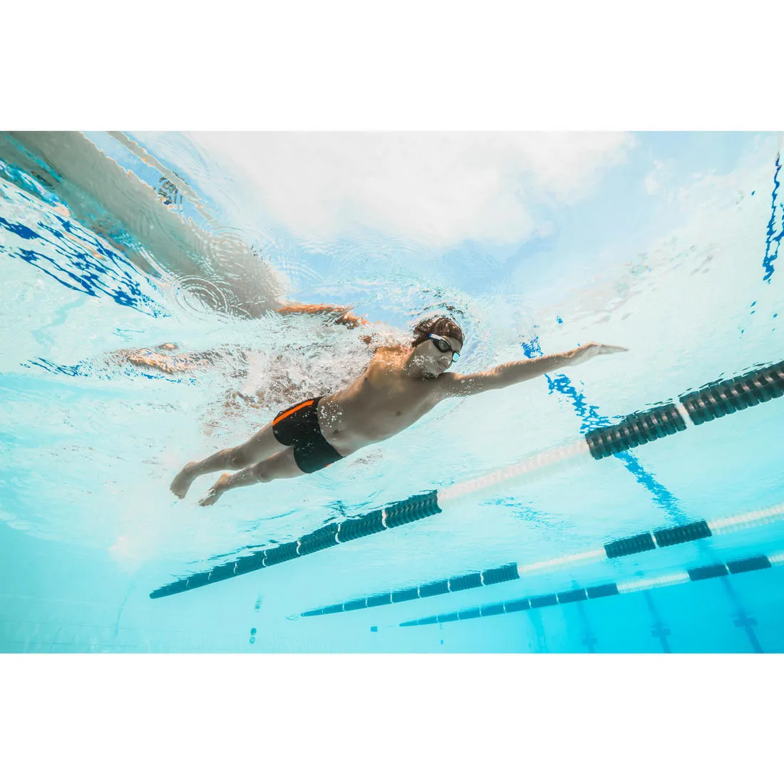 BOY'S YOKE SWIM SHORTS