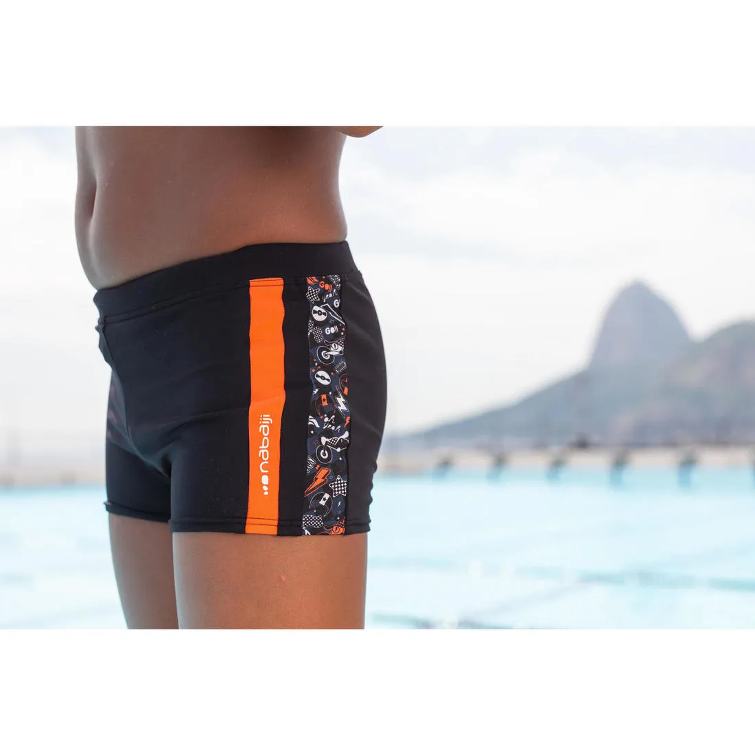 BOY'S YOKE SWIM SHORTS