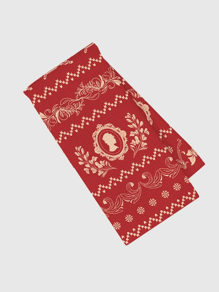 Bridgerton Holiday Pattern Kitchen Towel