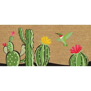 Cactus Flocked Coir Sassafras Switch Mat,2rmc1359s