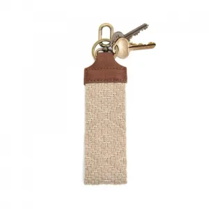 Camel Geo Easy Woven Keychain