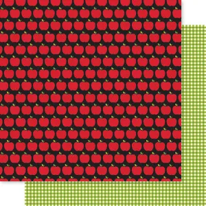 Carta Bella 12x12 Paper  [Collection] - School Is Cool - A is for Apple