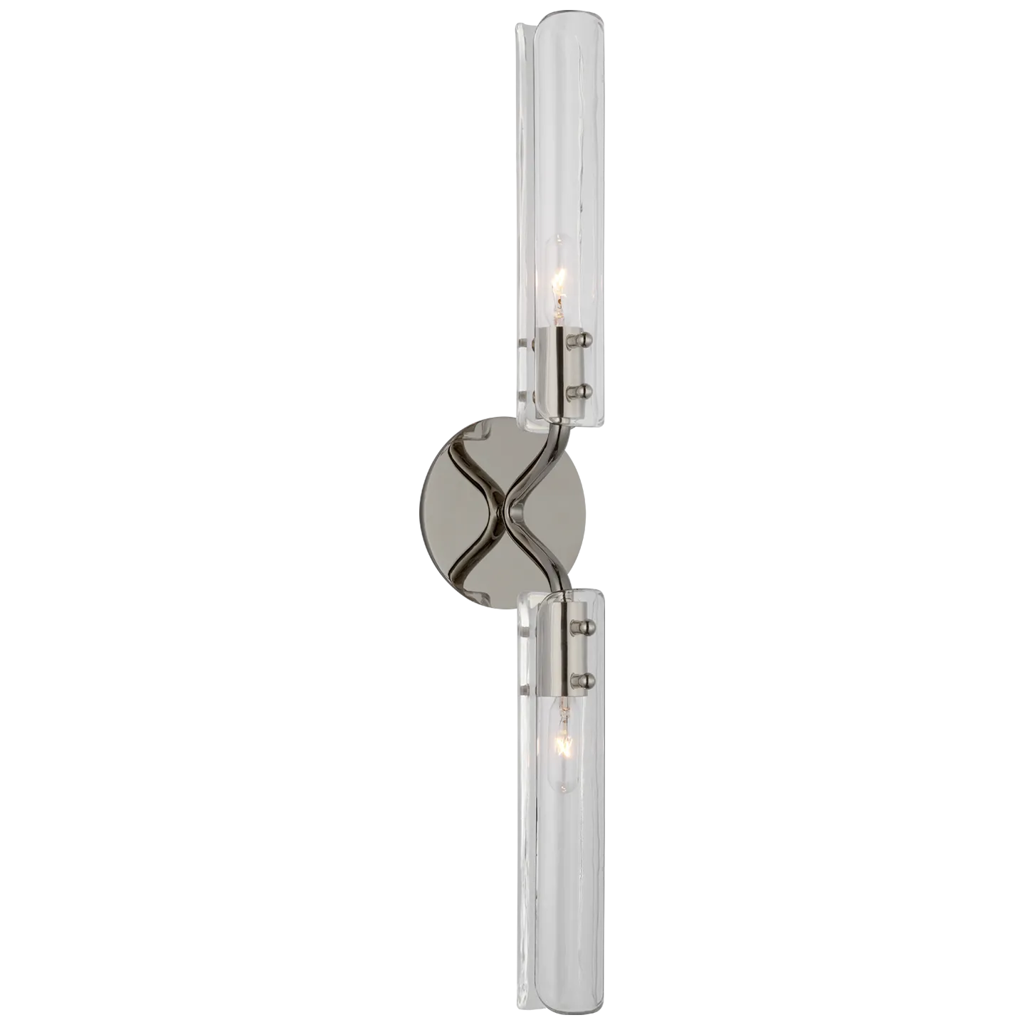 Casoria 23" Linear Sconce in Polished Nickel with Clear Glass
