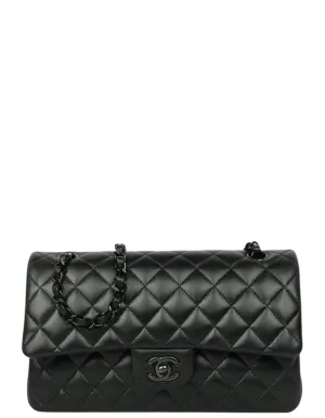 Chanel '24 SO BLACK Lambskin Medium Double Flap Bag