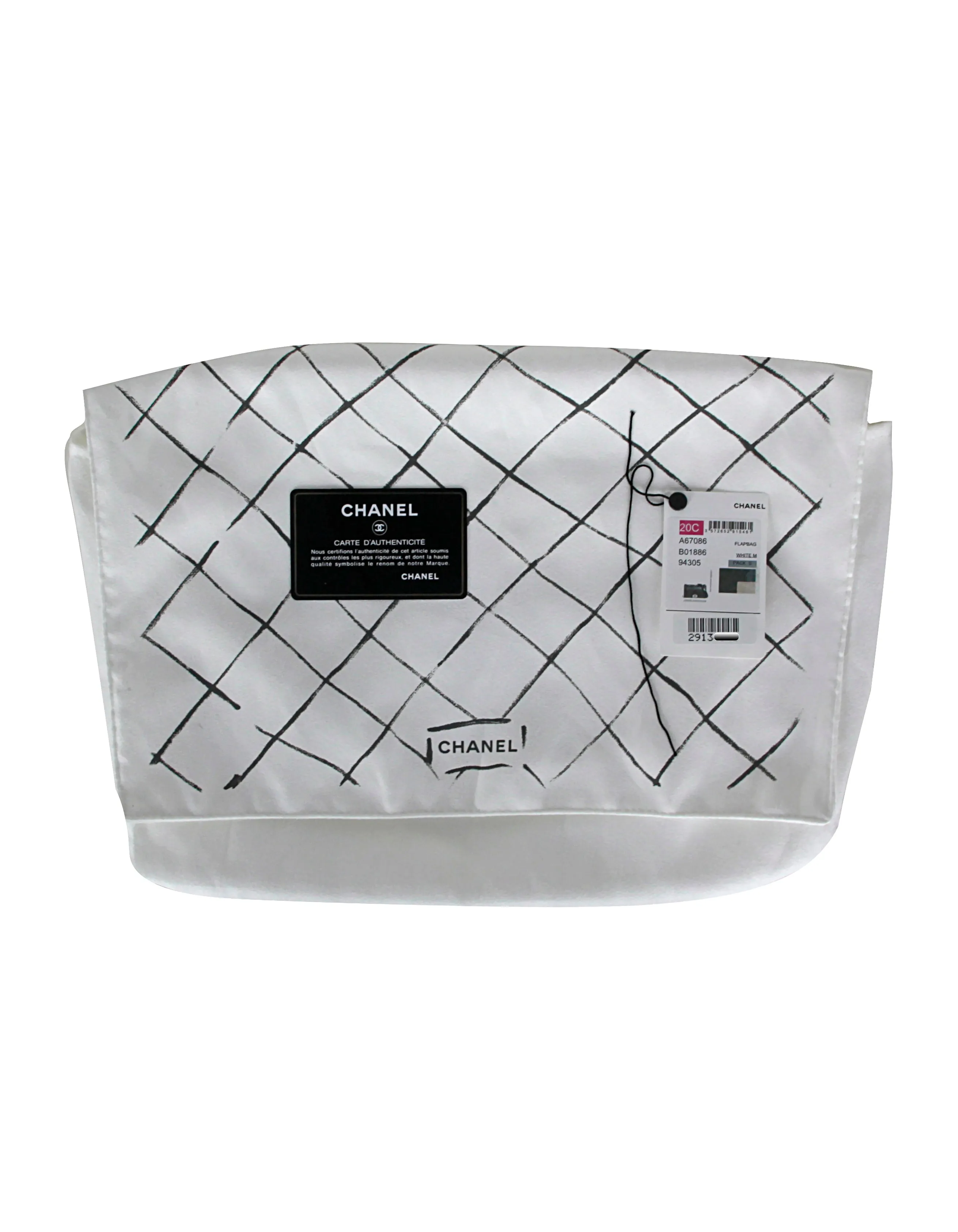 Chanel Black Calfskin Leather Chevron Pearl Boy Bag