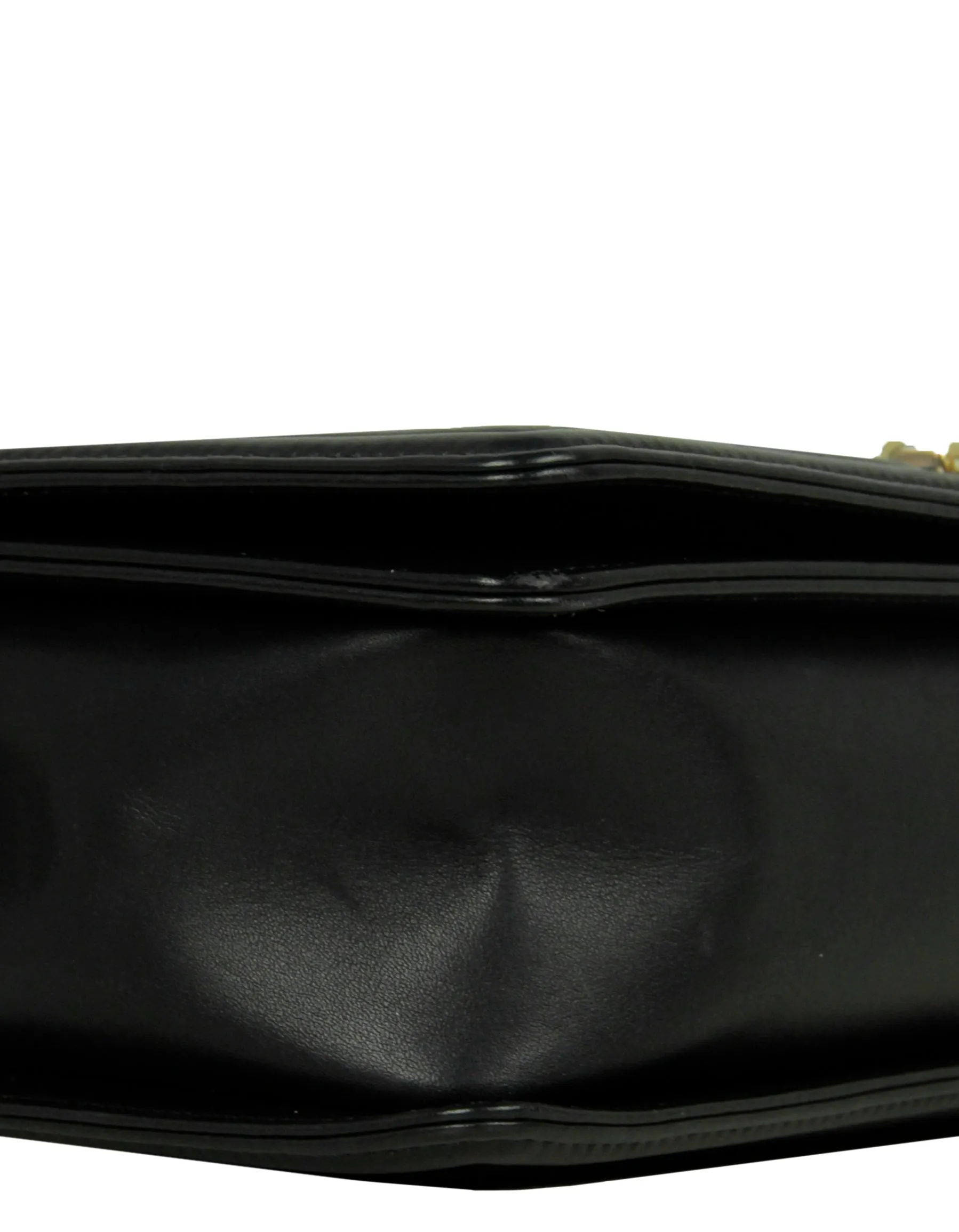 Chanel Black Chevron Lambskin Leather New Medium Boy Bag