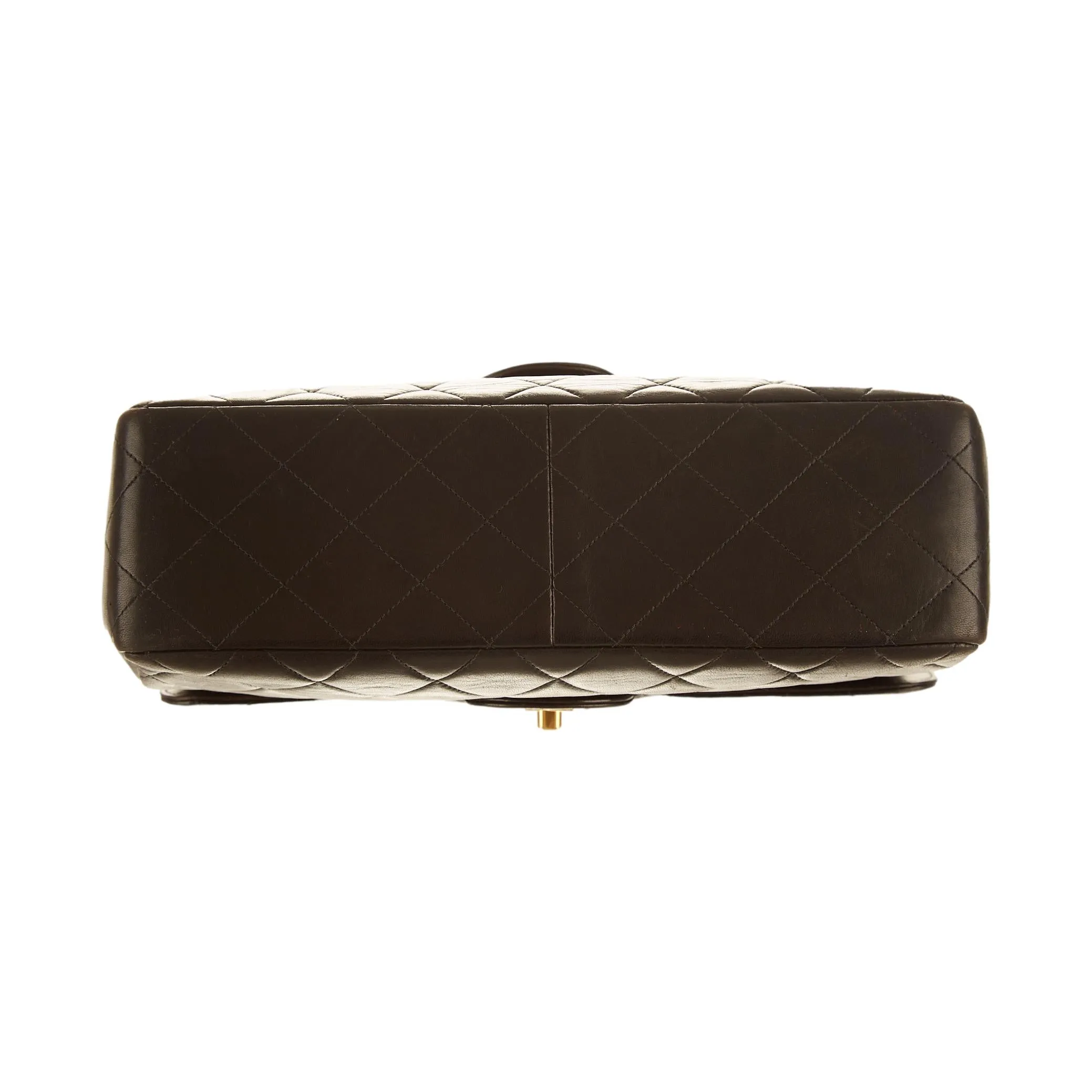 Chanel Black Double Sided Jumbo Chain Shoulder Bag