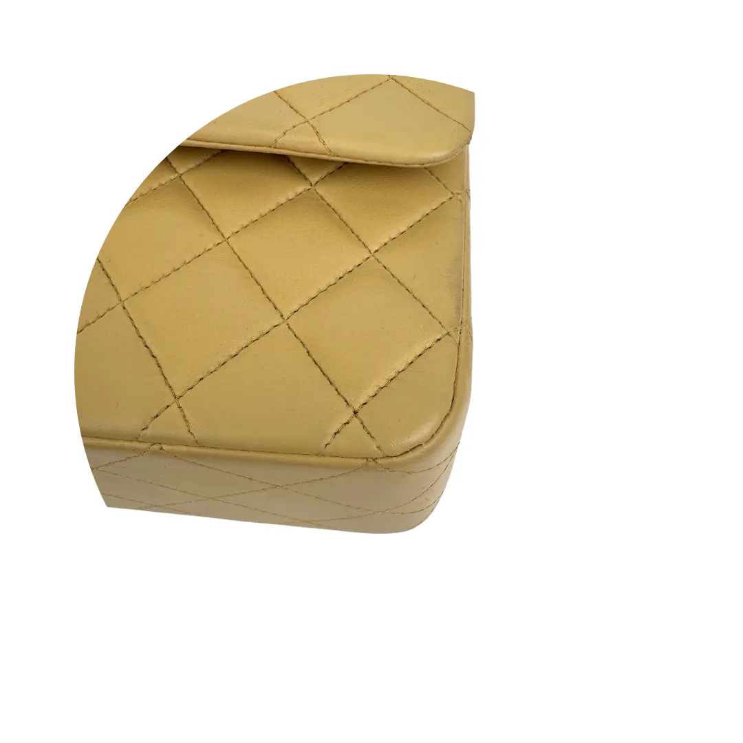 Chanel Medium Beige Double Flap