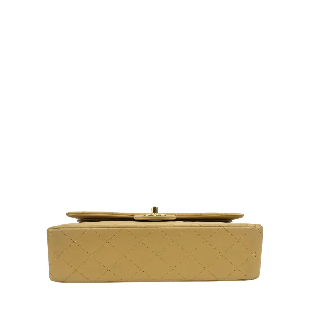 Chanel Medium Beige Double Flap