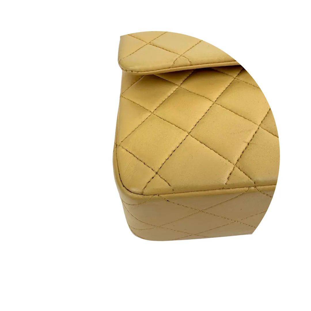 Chanel Medium Beige Double Flap