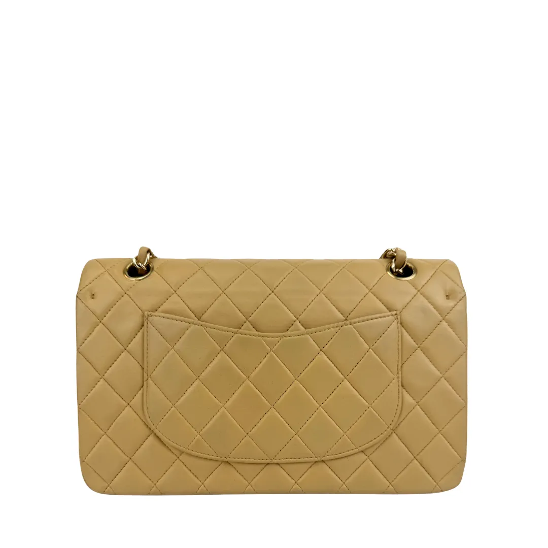 Chanel Medium Beige Double Flap