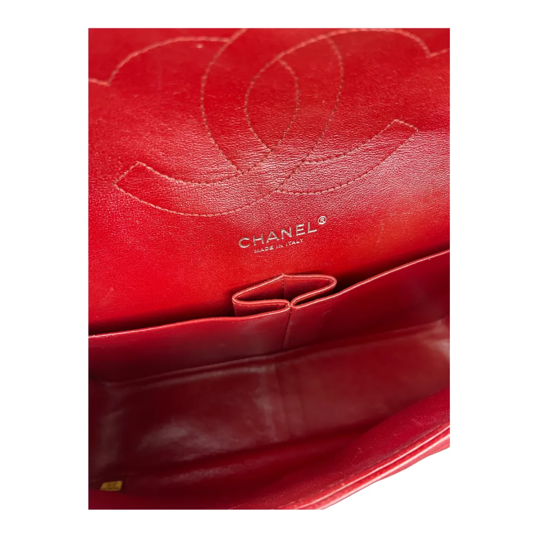 Chanel Red Caviar Classic Jumbo Double Flap