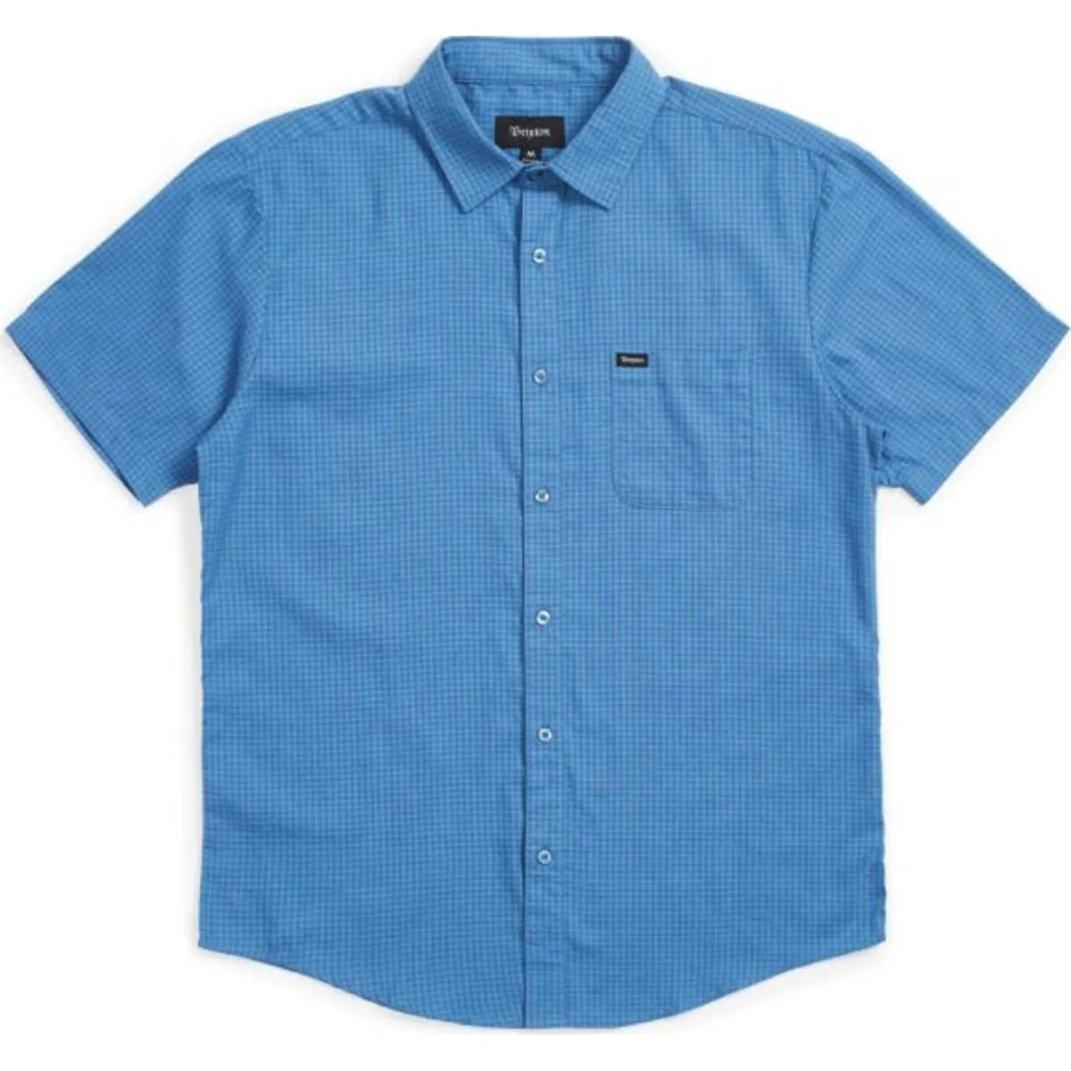 Charter Plaid S/S Woven - River Blue