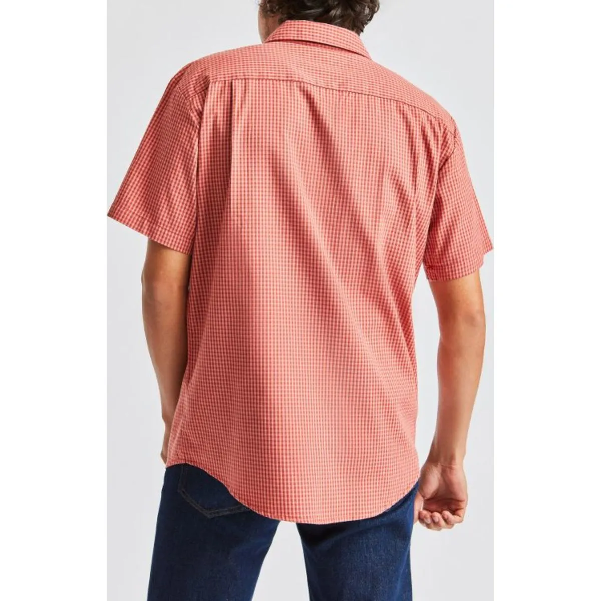 Charter Plaid S/S Woven - River Blue