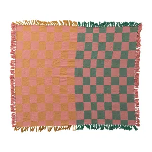 Cheerful Check Throw