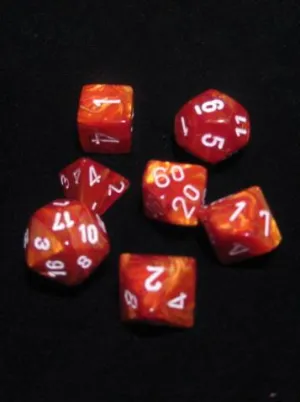 Chessex: Lustrous 7PC Bronze/White
