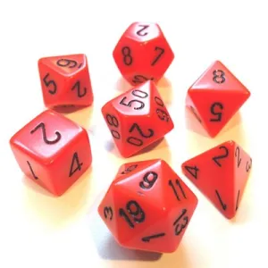 Chessex: Opaque Orange/Black