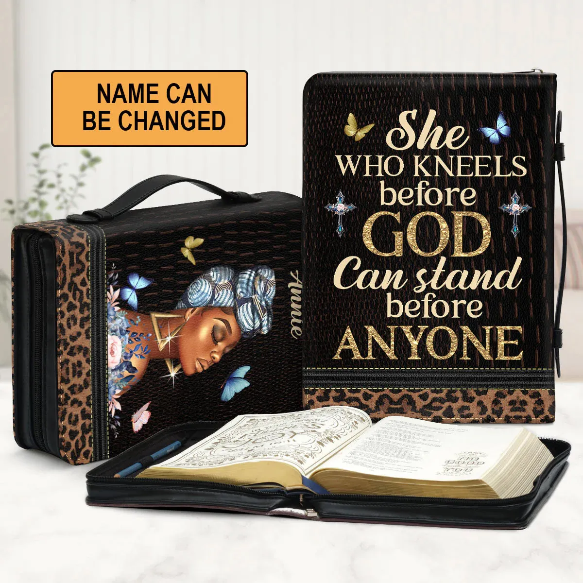 Christianart Bible Cover - What God Says About You - Personalized Gifts for Pastor - Gifts For Women - CABBBCV05060324.