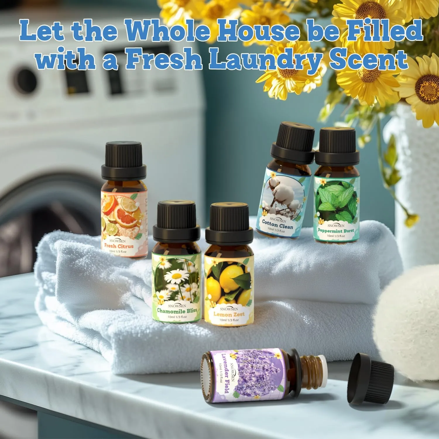 Christmas Essential Oil Gift Set - Holiday Fragrance Oils for Diffuser, Soap & C