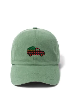 Christmas Tree Embroidered Baseball Hat