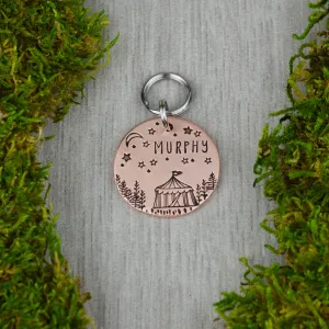 Circus Tent Pet ID Tag