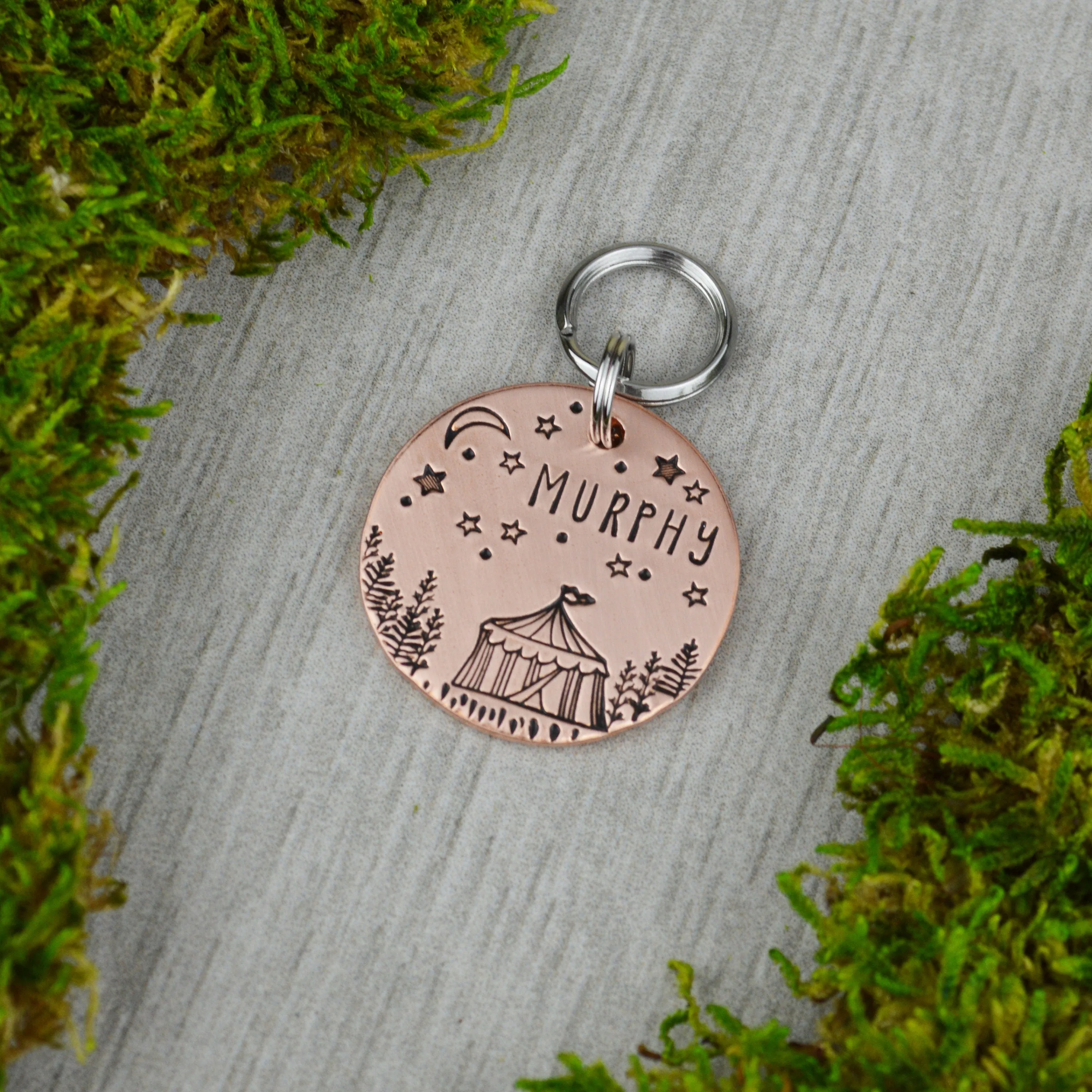 Circus Tent Pet ID Tag