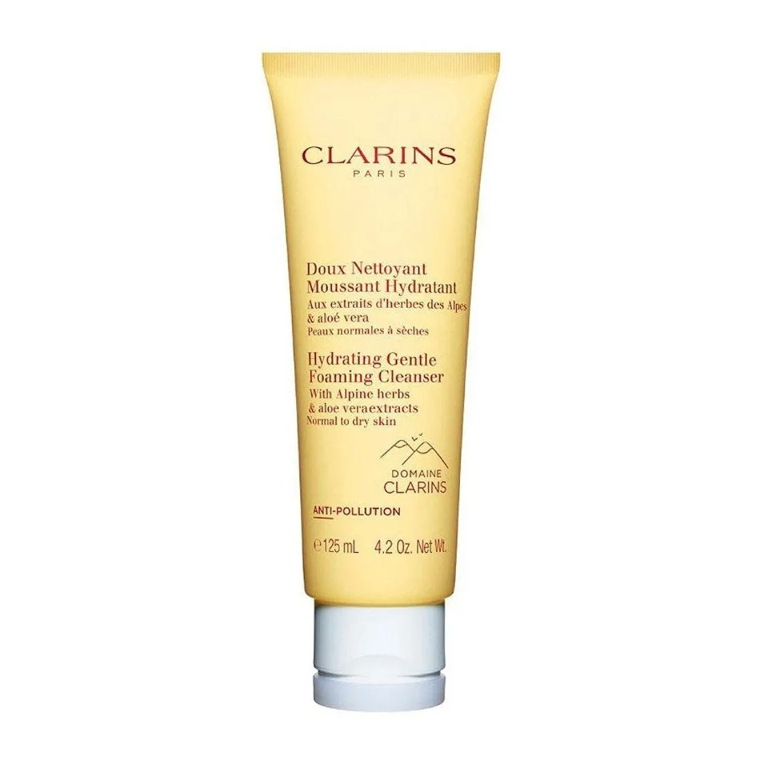 Clarins Hydrating Gentle Foaming Cleanser With Alpine Herbs & Aloe Vera Extracts For Women 125ml