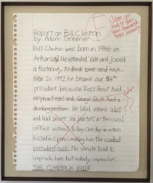 Clinton Report - Limited Edition Print