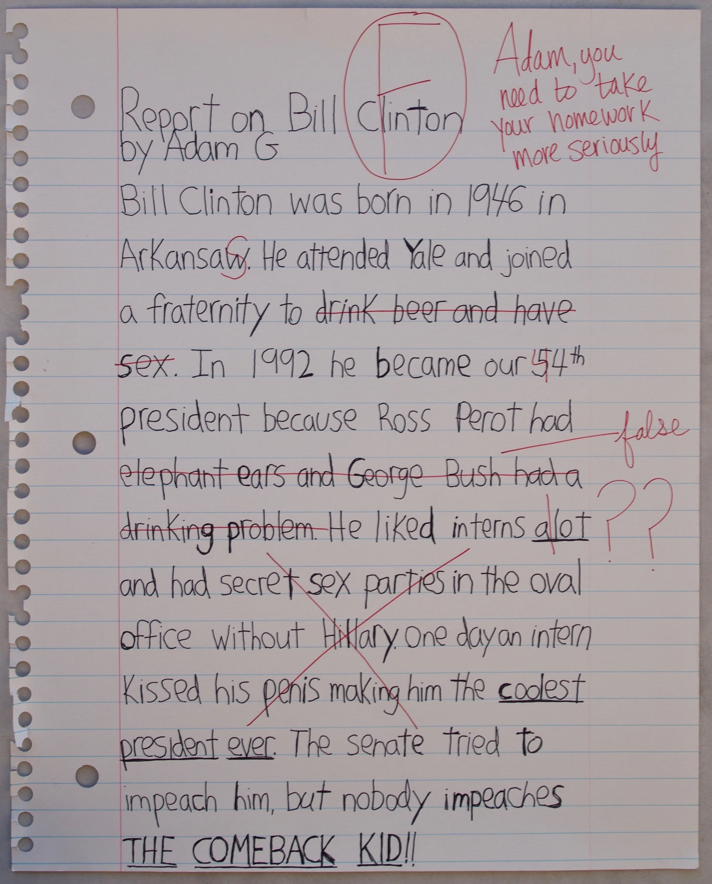 Clinton Report - Limited Edition Print