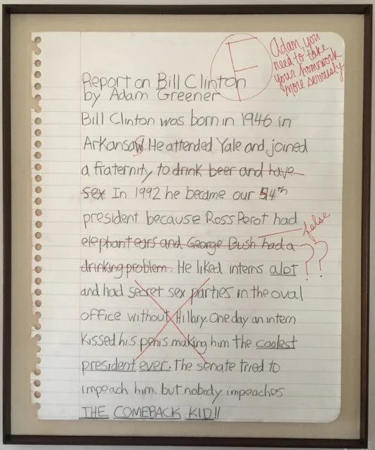 Clinton Report - Limited Edition Print