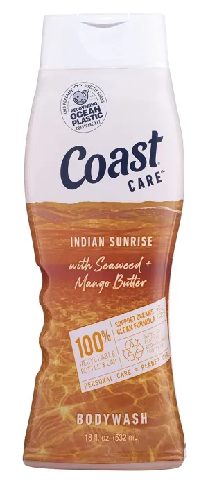 COAST CARE Body Wash - ATLANTIC RUSH 18OZ (PACK OF 6)
