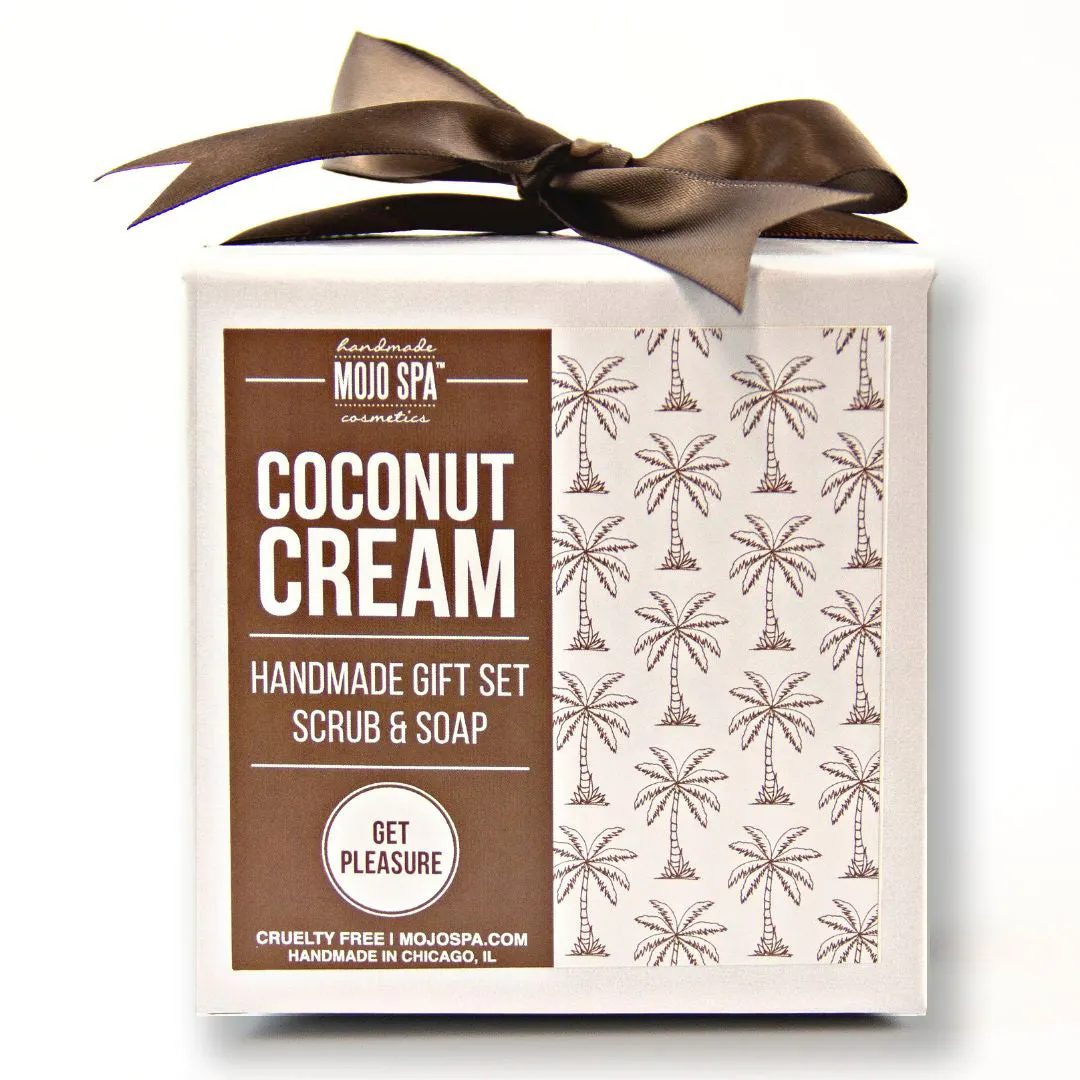Coconut Cream Scrub & Soap Gift Set