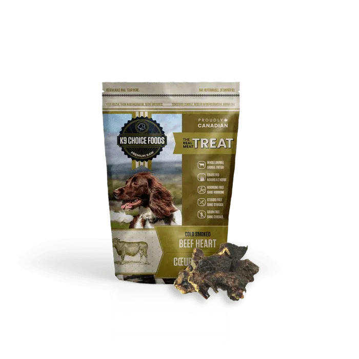 Cold Smoked Beef Heart Treat -227g