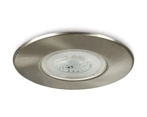 Collingwood DLT470BS6500 H2 Lite 500 CSW 6.4W Colour Switchable Dimmable LED Fire-Rated Downlight 3000K Brushed Steel