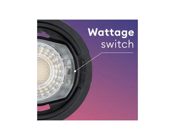 Collingwood DLT551500A H2 Lite CSP 4.2W-6W IP65 Fire-Rated Fixed CCT LED Dimmable Downlight with Matt White Bezel